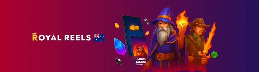 Royal Reels 22 Casino play now bonus banner Australia